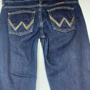 Wrangler Q Baby Jeans Womens 7/8 X 34 No Gap Waistband Bootcut Cowgirl